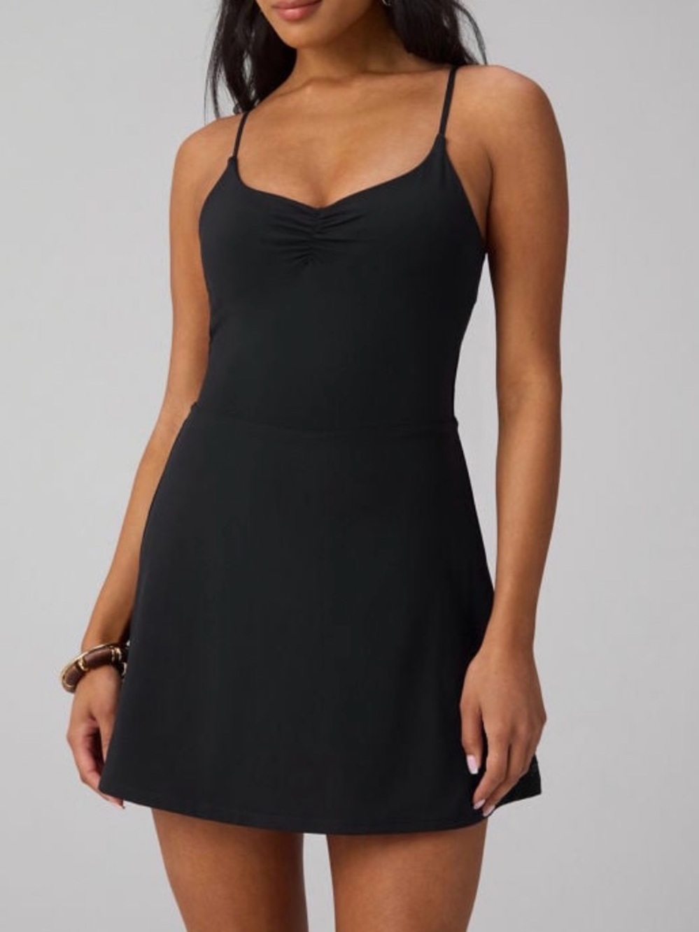 Fabletics PureLuxe Ruched Classic Mini Dress